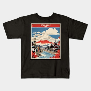 Tokoname Japan Vintage Poster Tourism Kids T-Shirt